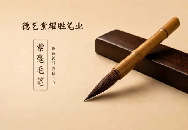 紫毫毛笔