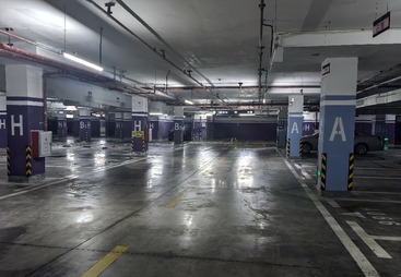 鹏盛商务地下停车场
