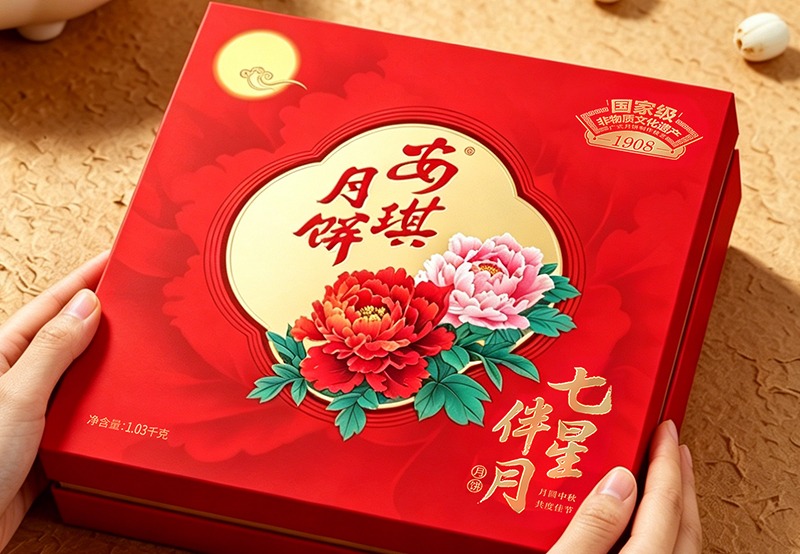 安琪七星伴月月饼1030g