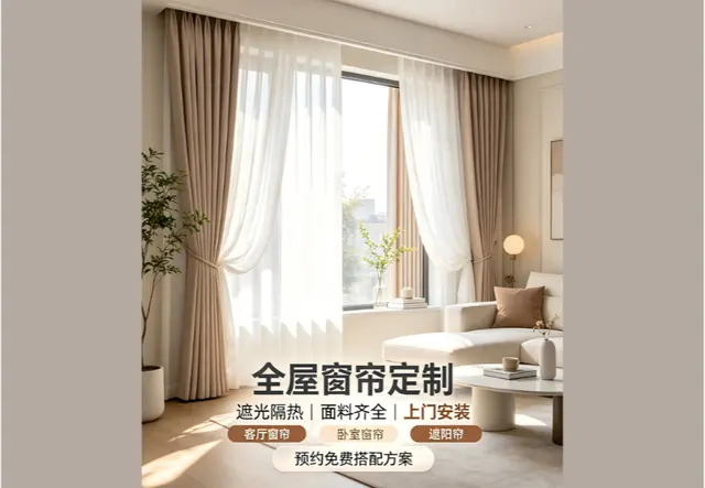 全屋窗帘定制