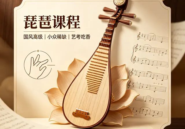 琵琶课程【国风高级｜小众稀缺、艺考吃香】