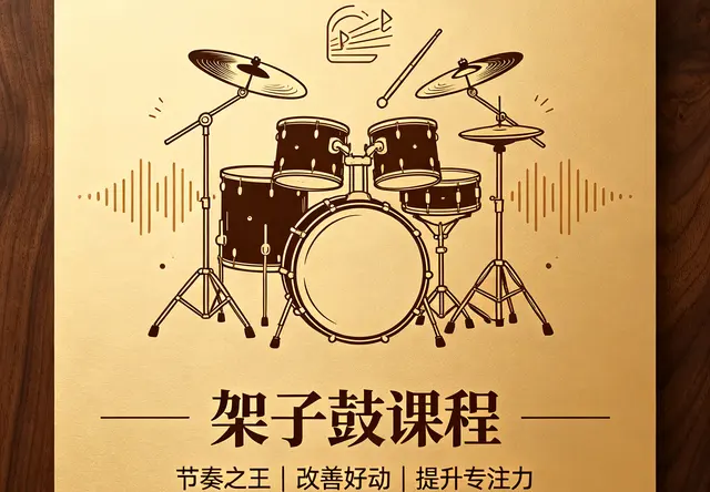 架子鼓课程【节奏之王｜改善好动、提升专注力】