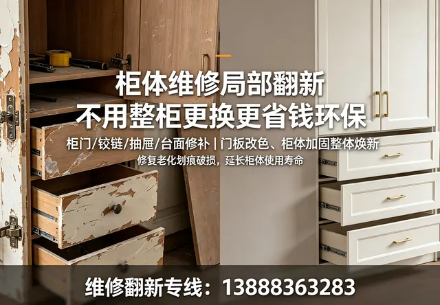橱柜衣柜维修翻新