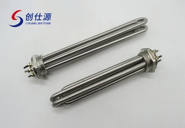 宁波市丝扣加热管 带螺牙 螺纹法兰加热器