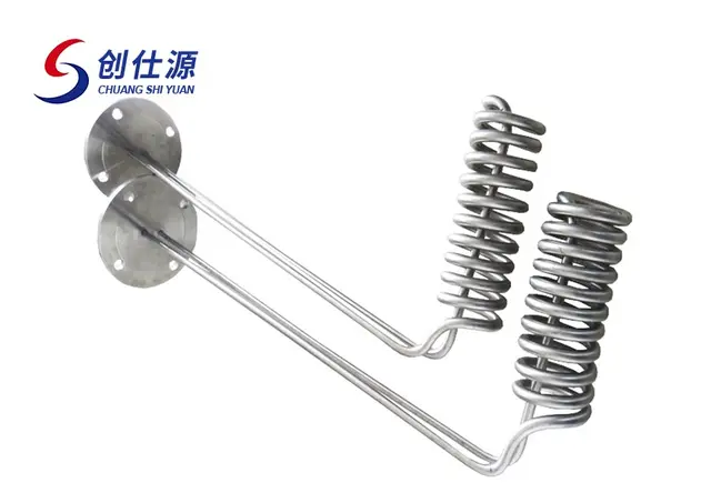 带法兰盘异形螺旋加热管