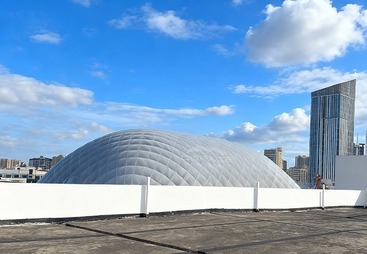 蚌埠市江西九江屋顶气膜羽毛球馆