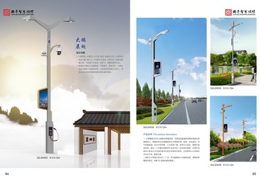 大鹏展翅科技风智慧灯杆（高度 3.5-12m）