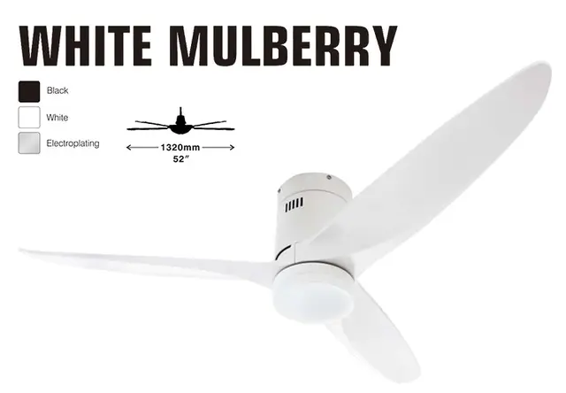 风扇灯系列-WHITE MULBERRY