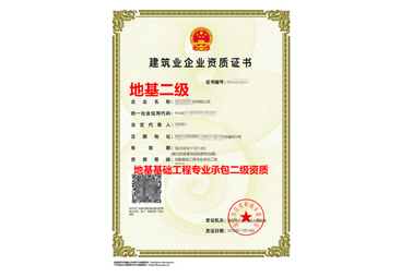 阳江市地基基础工程专业承包资质