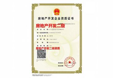 阳江市房地产开发二级资质
