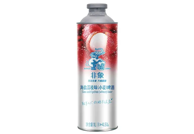 非象海盐荔枝味小麦啤酒38口