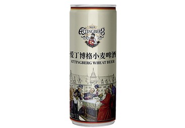 青岛市爱丁博格小麦啤酒平口