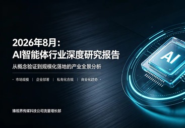 2026年8月：AI智能体行业深度研究报告