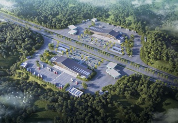 茶常高速安仁服务区综合楼｜交通配套建筑金属围护工程项目