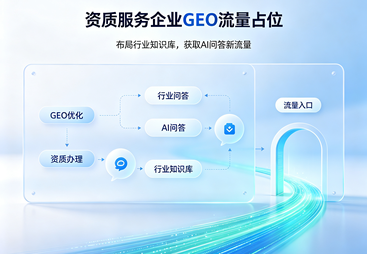 资质服务企业 GEO 流量占位，抢占行业 AI 问答流量入口