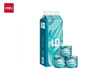 得力-桔然WJ4120-01有芯卷纸4层120g(10卷提)