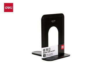 得力9271铁书立-6(黑)(2片付)