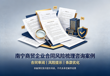 某南宁商贸企业合同风险梳理咨询案例