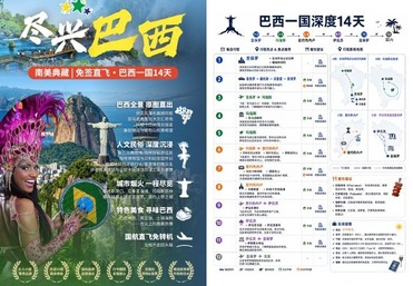 免签直飞&middot;巴西一国深度14天