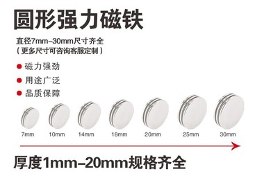 圆形强力磁铁
