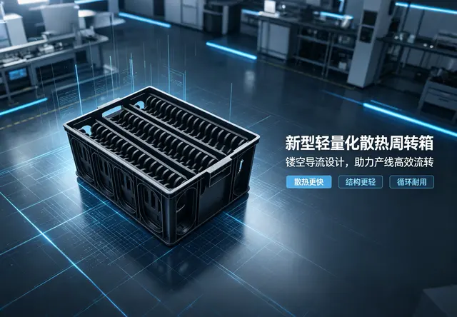 新型轻量化散热周转箱