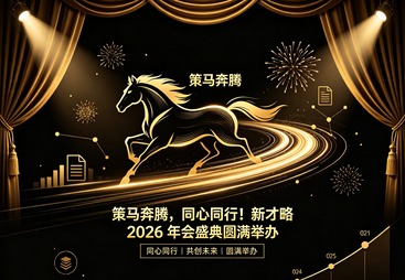 策马奔腾，同心同行！新才略 2026 年会盛典圆满举办