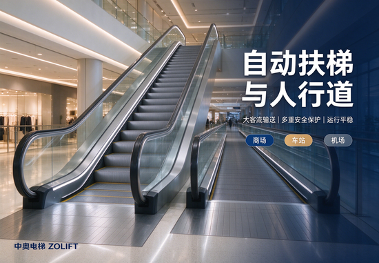 济南市自动扶梯与人行道