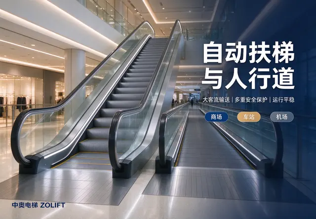 自动扶梯与人行道