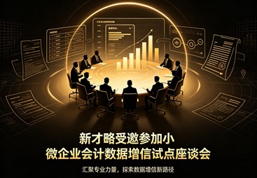 新才略受邀参加小微企业会计数据增信深化试点座谈会，助力光谷小微企业财税数字化建设