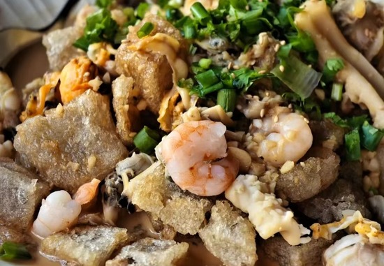 海鲜焖子